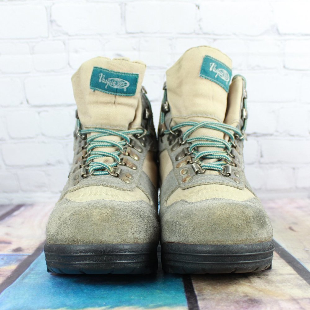 Vasque Clarion '88 GTX Gray Suede Hiking Ankle Boots Shoes Size 9.5 - Picture 4 of 10